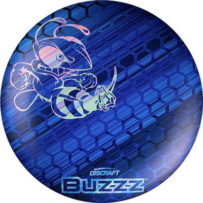 Discraft Buzzz Honeycomb Full Foil Super Color Blue Silver